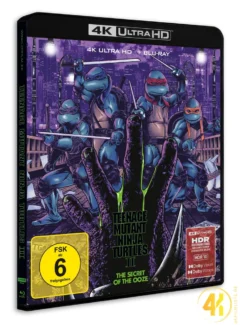 Teenage Mutant Ninja Turtles II: The Secret of the Ooze (1991) (Cover B) – 4K Blu-ray (UHD + Blu-ray Disc)