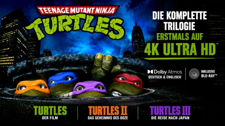 Update: „Teenage Mutant Ninja Turtles“-Trilogie erstmals auf 4K UHD Blu-ray – Alle Infos zu den drei Filmen