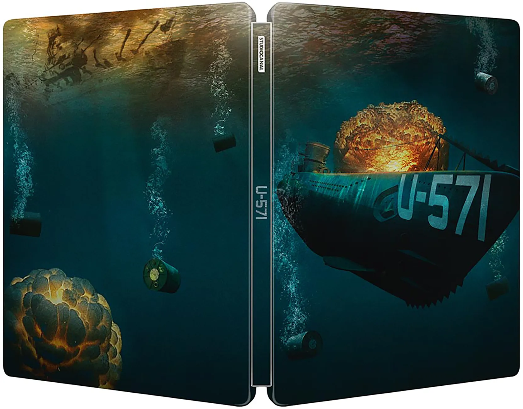 U-571 4K Steelbook Frontcover und Backcover Deutschland