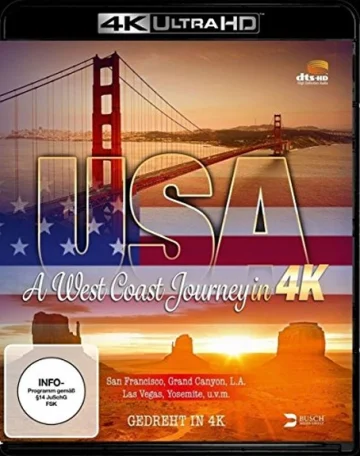 USA A West Coast Journey in 4K 4K Blu-ray UHD Blu-ray Disc