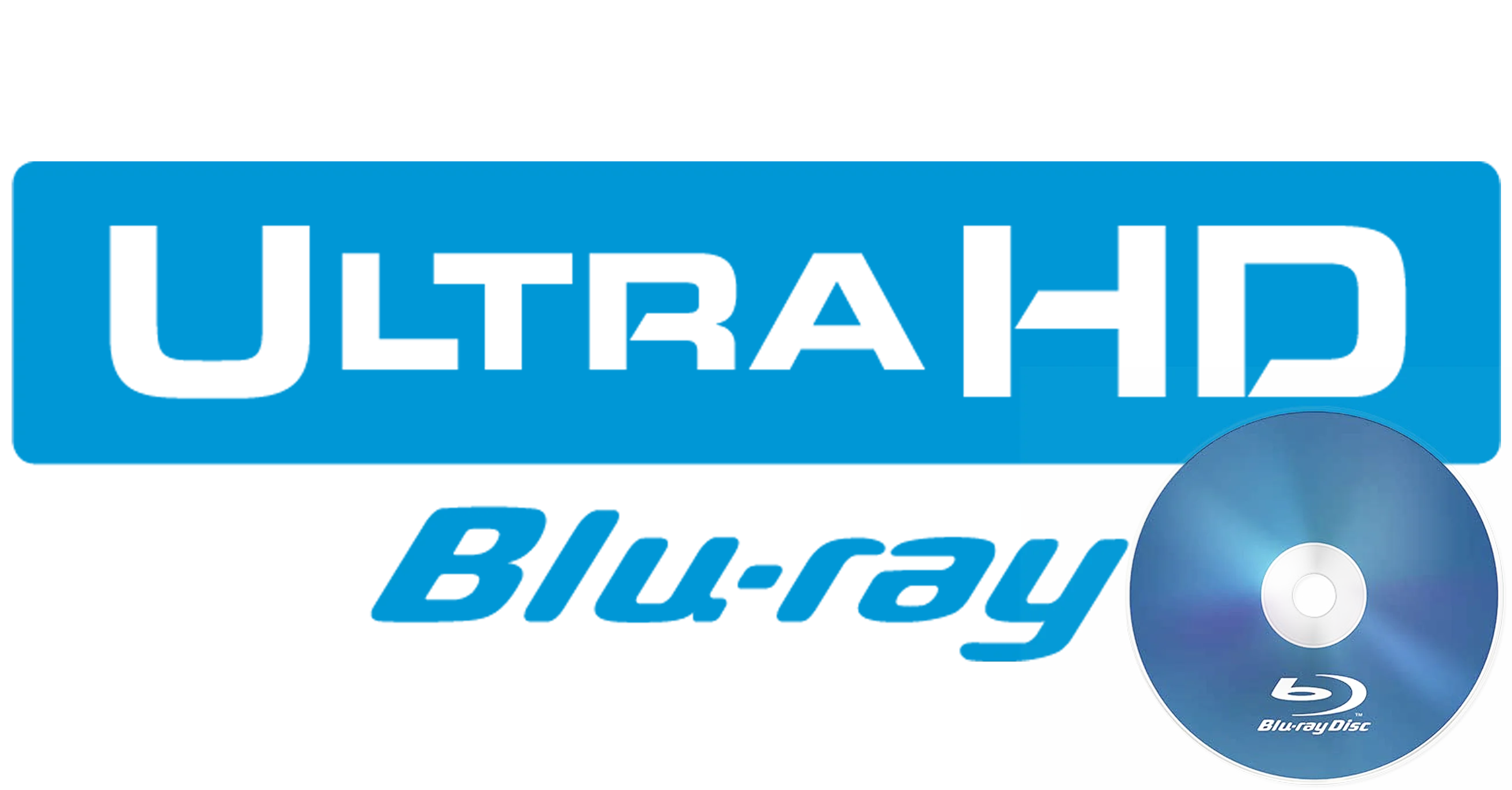 4K Ultra HD Blu-ray Logo mit Blu-ray Disc