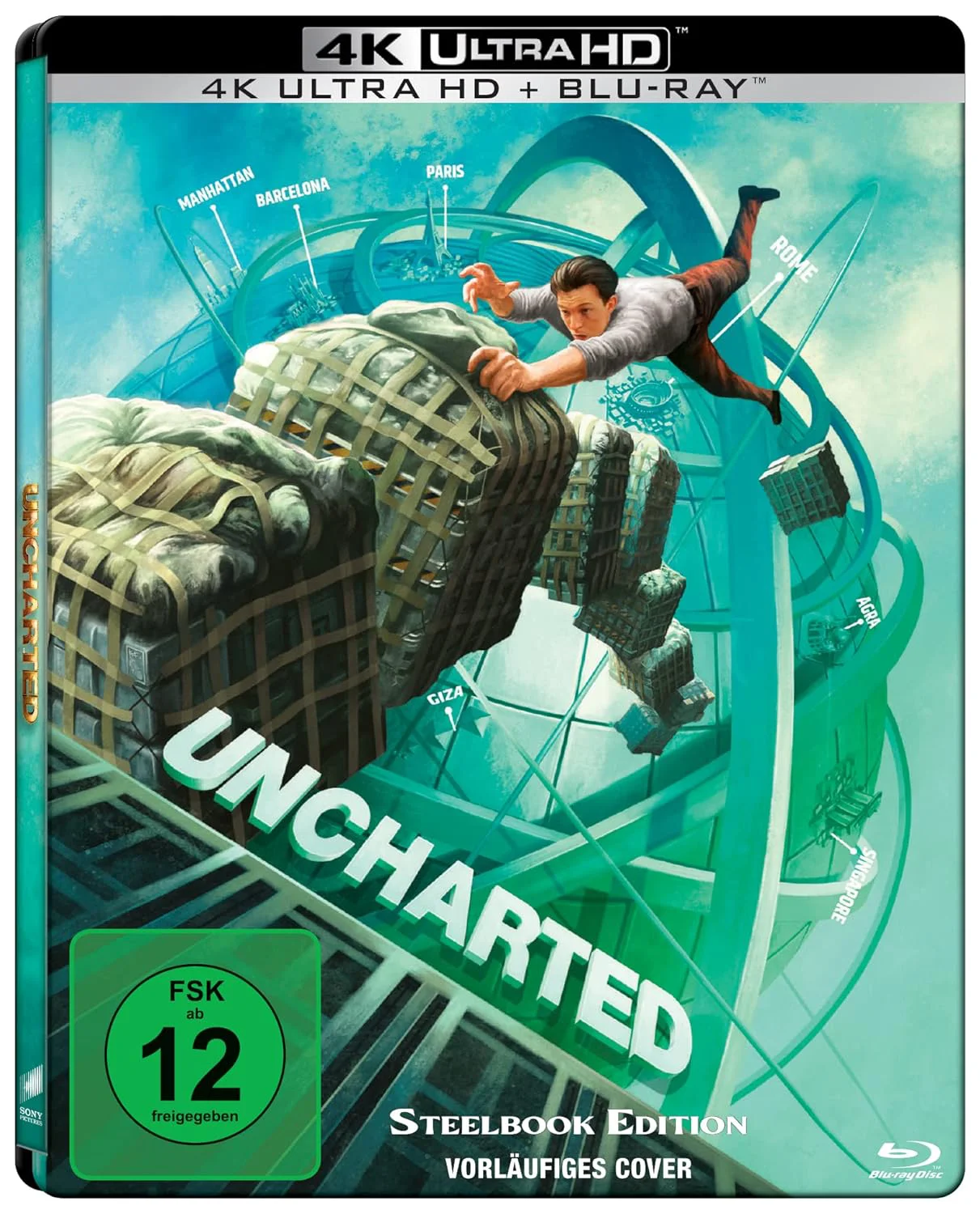 Uncharted – 4K Steelbook (UHD + Blu-ray Disc)