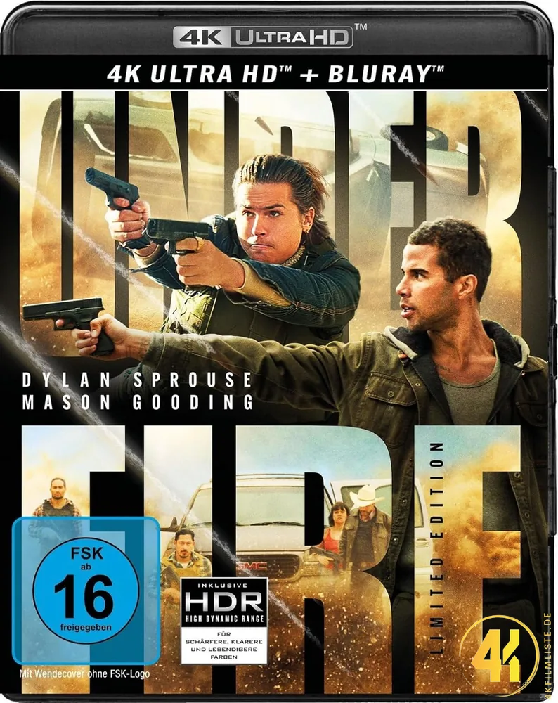 Under Fire 2025 4K Blu-ray Ultra HD Blu-ray Disc