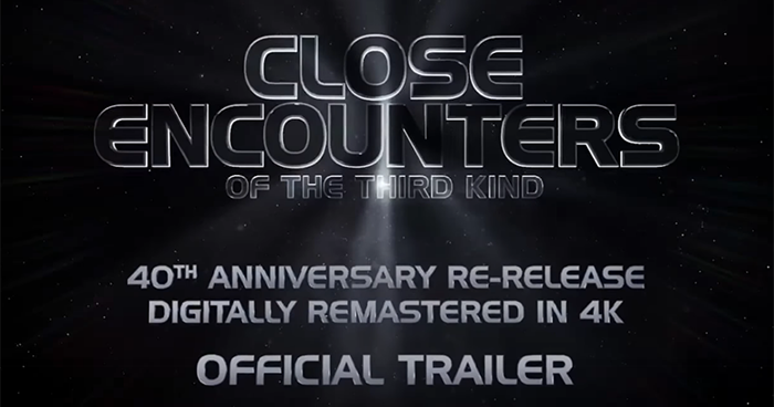 Close Encounters of the Third Kind - 40th Anniversary Trailer Logo