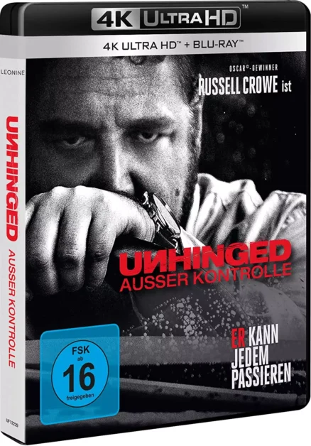 Unhinged 4K Blu-ray Disc mit Russell Crowe (2 Disc Set mit UHD Blu-ray Disc)