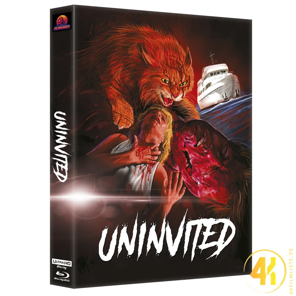 Uninvited Cover A 4K Steelcase Ultra HD Blu-ray Disc