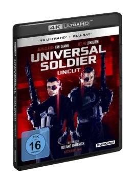 Universal Soldier 4K Blu-ray Disc mit Dolph Lundgren und Jean-Claude van Damme
