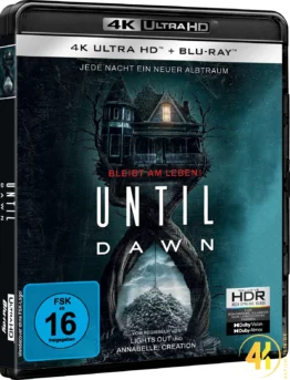 Until Dawn 2025 4K Blu-ray UHD Keep Case Ultra HD Blu-ray Disc