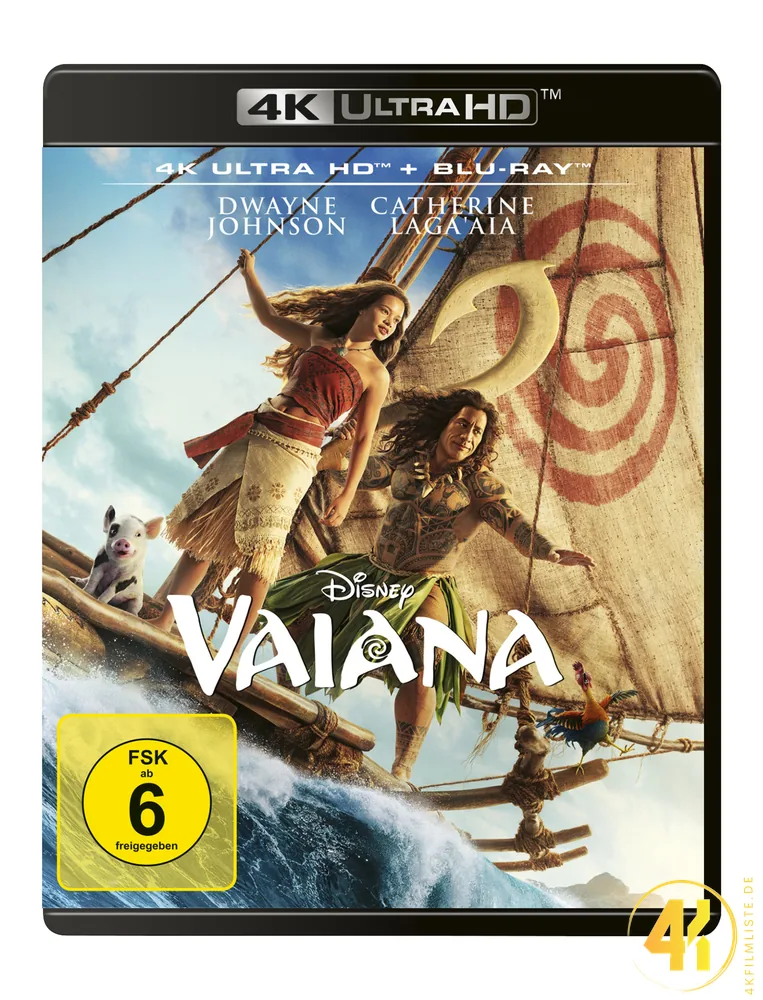 Vaiana 4K Blu-ray Ultra HD Blu-ray Disc