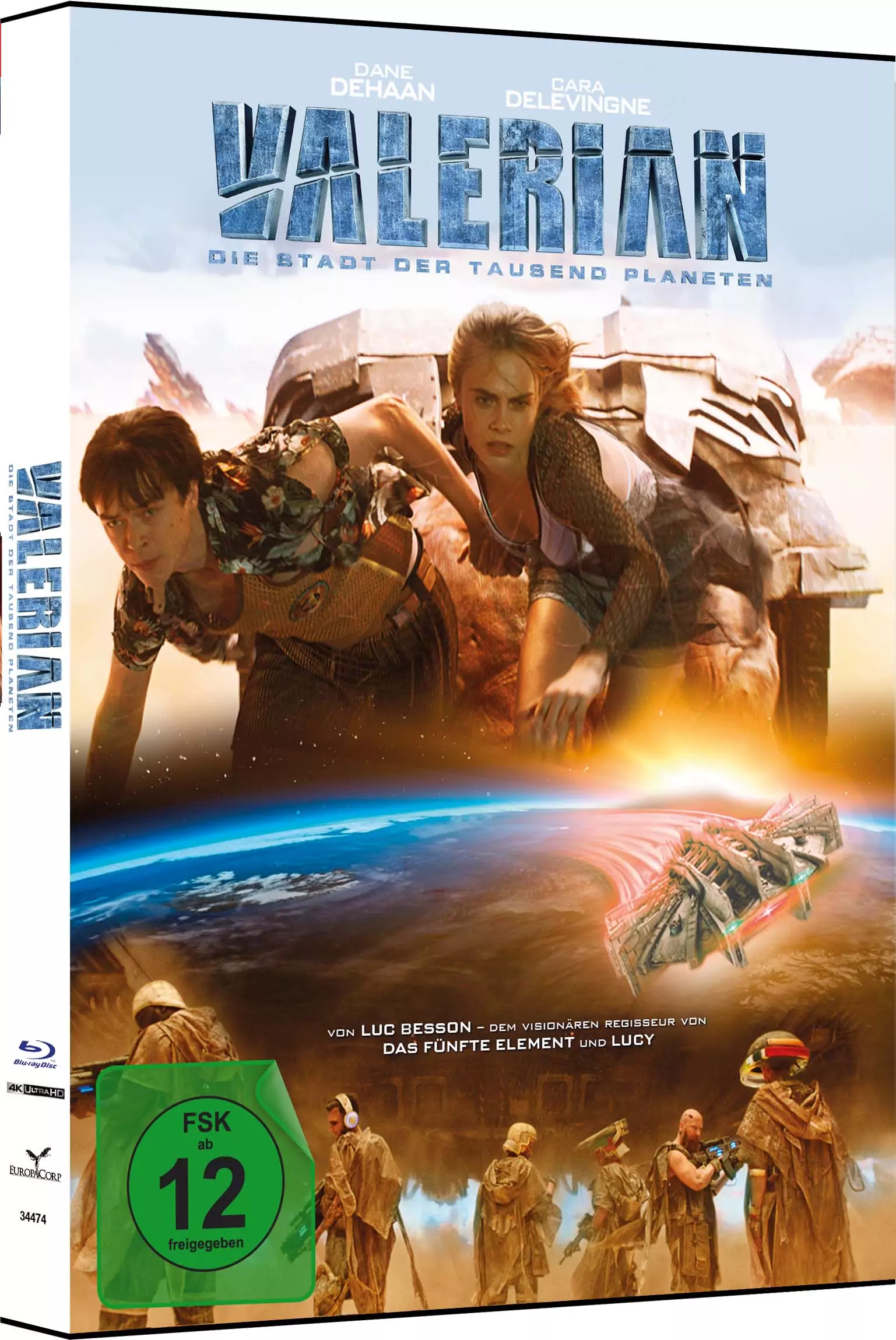 Valerian: Die Stadt der tausend Planeten – 4K Mediabook (Cover B) (UHD + Blu-ray Disc)