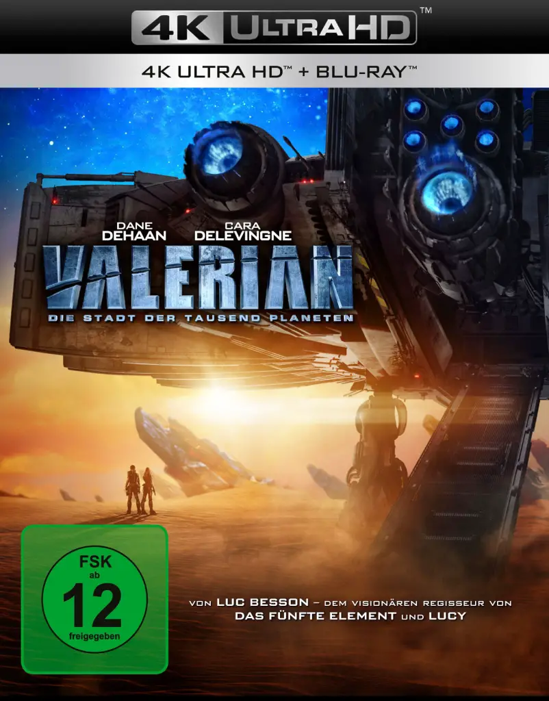 Valerian - Die Stadt der tausend Planeten 4K-Cover