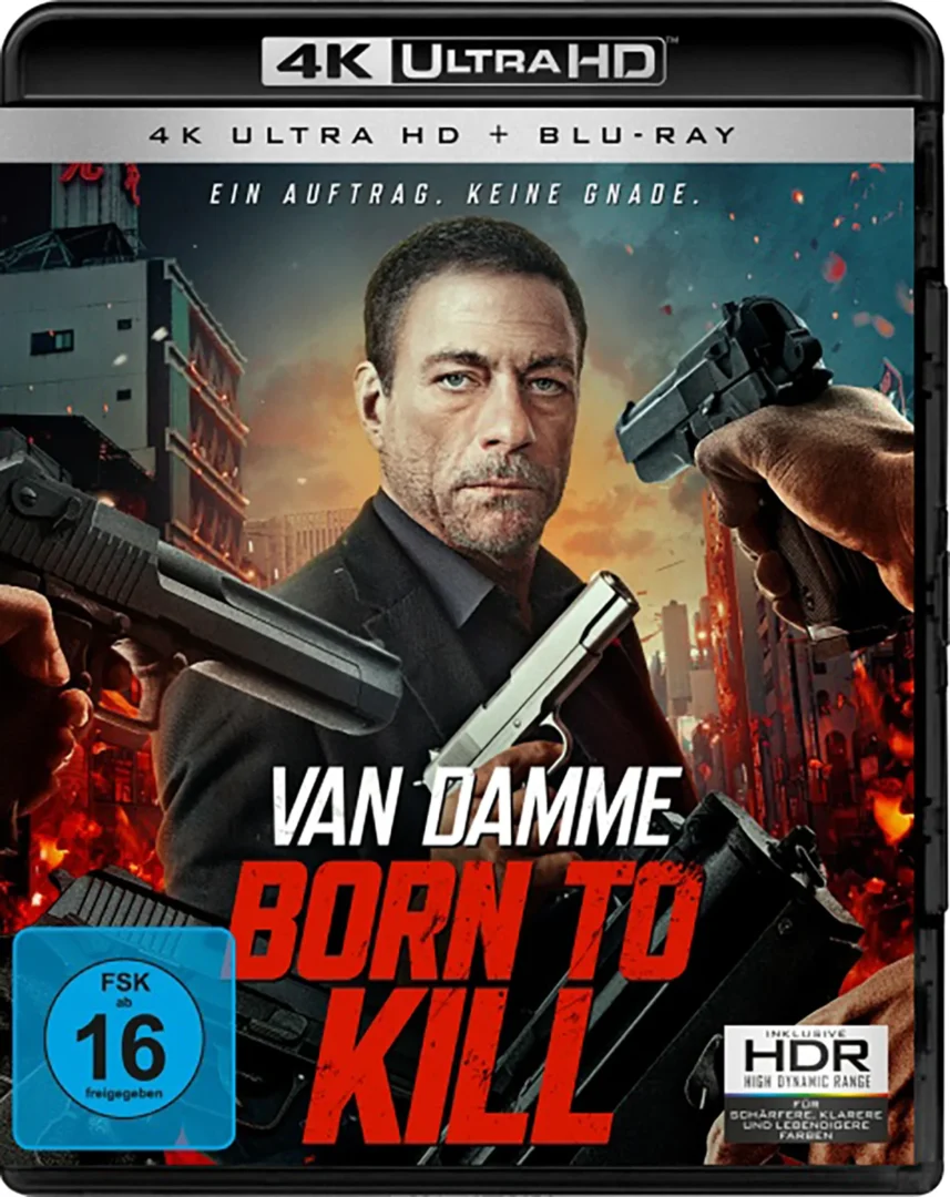 Van Damme Born to Kill Darkness of Man 4K UHD Keep Case