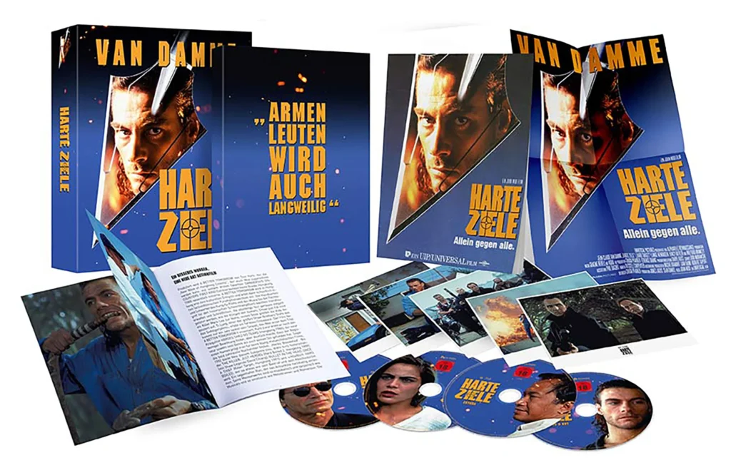 Van Damme Harte Ziele 4K Ultimate Edition UHD Blu-ray Disc 4 Disc Edition