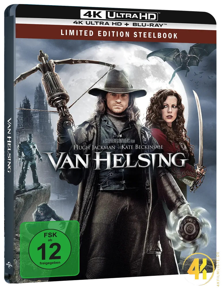 Van Helsing 4K UHD Steelbook Ultra HD Blu-ray Disc