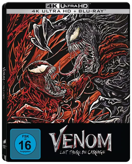 Venom: Let there be Carnage – 4K Steelbook (UHD + Blu-ray Disc)