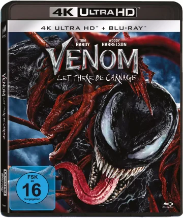 Venom - Let there be carnage - 4K Blu-ray (UHD + Blu-ray Disc) (Sony Pictures Home Entertainment offiziell)
