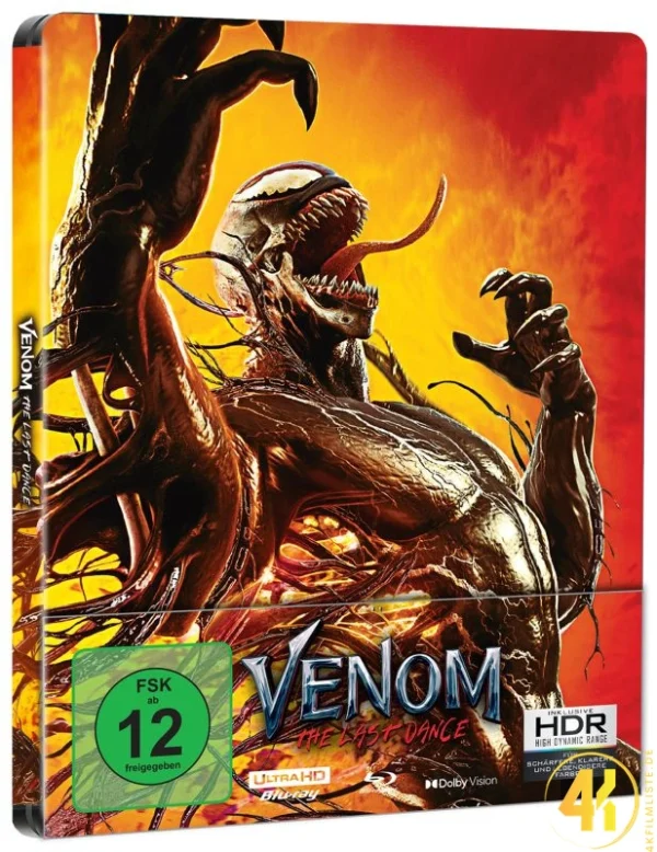 Venom: The Last Dance – 4K Steelbook (UHD + Blu-ray Disc)