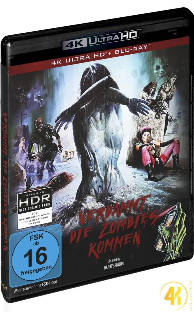 Verdammt die Zombies kommen 4K Blu-ray UHD Keep Case Ultra HD Blu-ray Disc