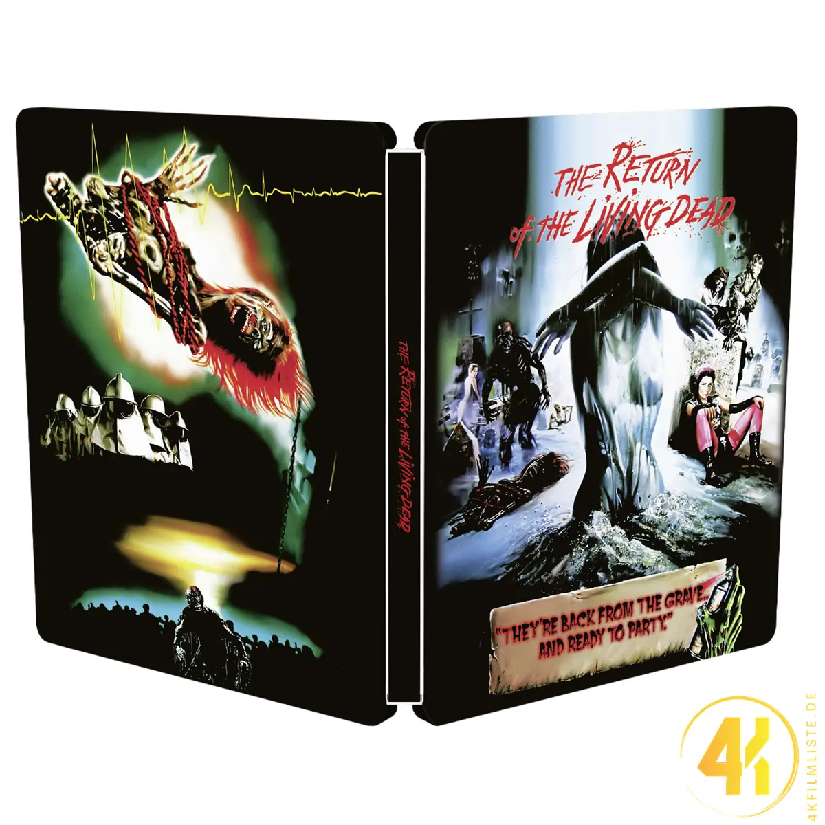 Verdammt, die Zombies kommen (Cover C) – 4K Steelcase (UHD + Blu-ray Disc)