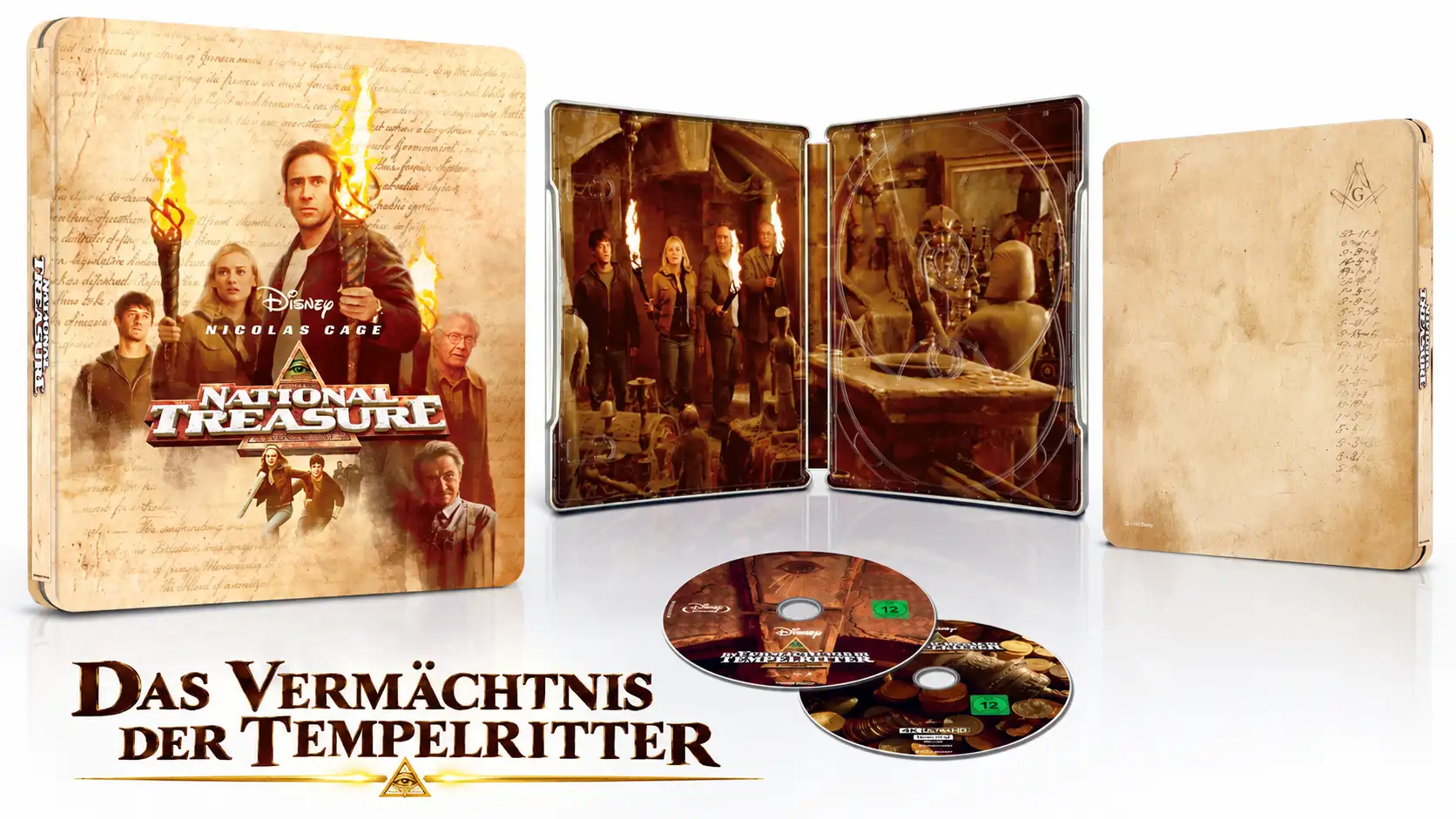 "Das Vermächtnis der Tempelritter" als Steelbook Edition mit Ultra HD Blu-ray