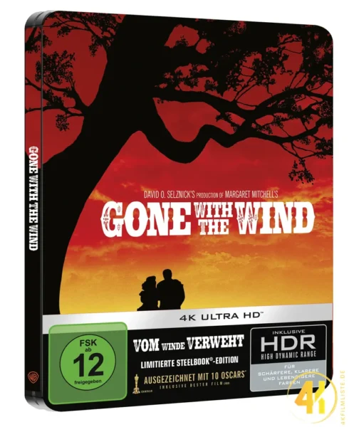 Vom Winde verweht – 4K Steelbook (UHD + Blu-ray Disc)