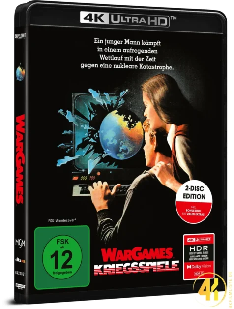 WarGames Bonus Blu-ray 4K Blu-ray UHD Keep Case Ultra HD Blu-ray Disc