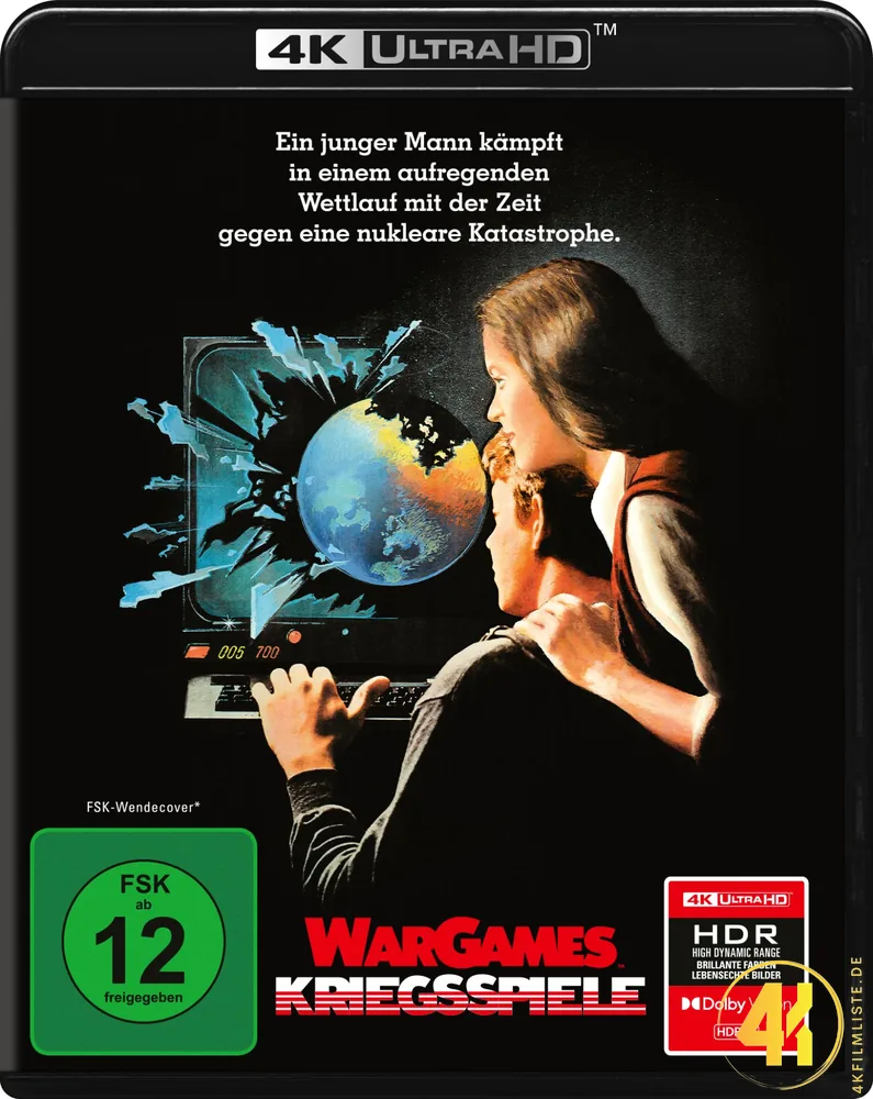 WarGames Single UHD Edition 4K Blu-ray Ultra HD Blu-ray Disc