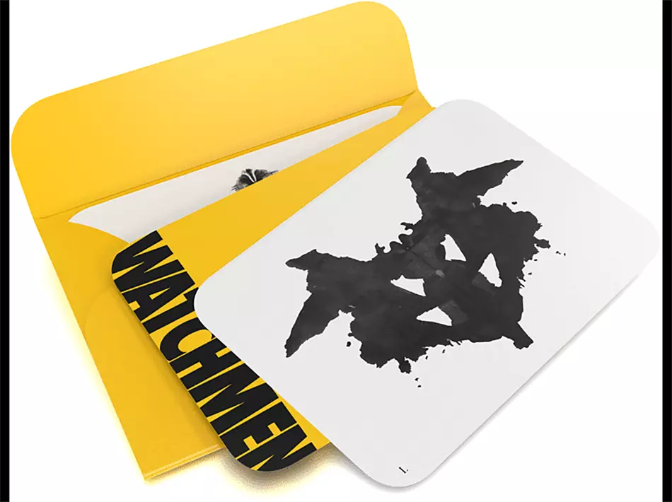 Watchmen - 3 Rorschach Test Cards aus dem 4K Steelbook (Titans of Cult Edition)