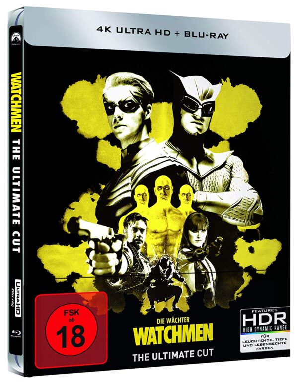 Watchmen: Die Wächter (Ultimate Cut) – 4K Steelbook (UHD + Blu-ray Disc)