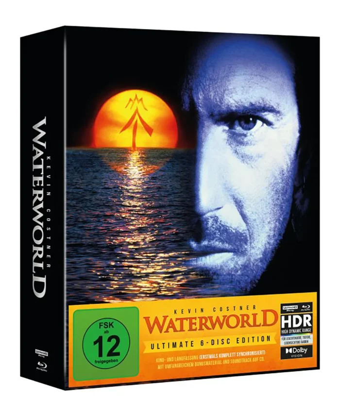 Waterworld (Ultimate Edition) (Extended Cut) – 4K Blu-ray (UHD + Blu-ray Disc + Bonus Blu-ray + Audio CD)