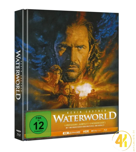 Waterworld Langfassung 4K Mediabook Ultra HD Blu-ray Disc