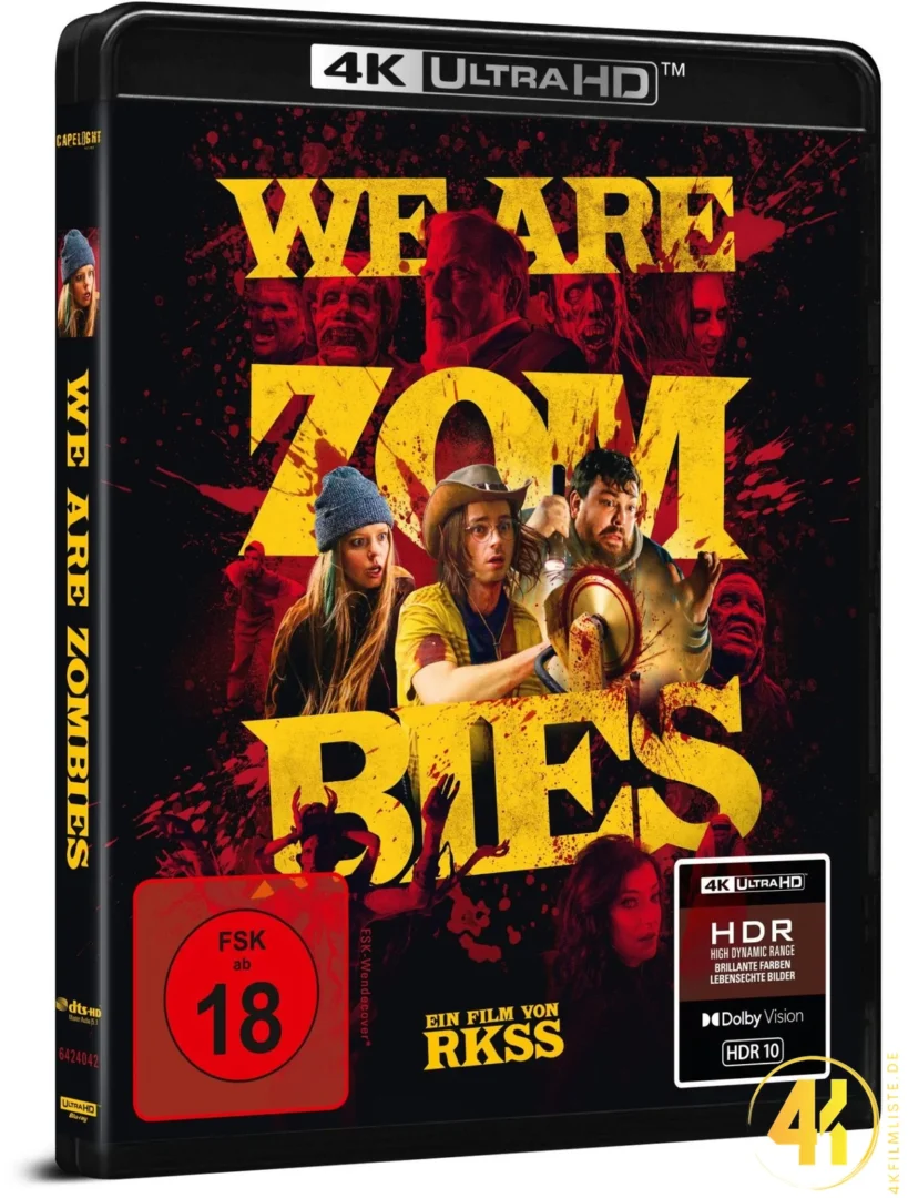 We Are Zombies 4K Blu-ray UHD Keep Case Ultra HD Blu-ray Disc