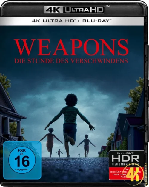 Weapons 4K Blu-ray Ultra HD Blu-ray Disc