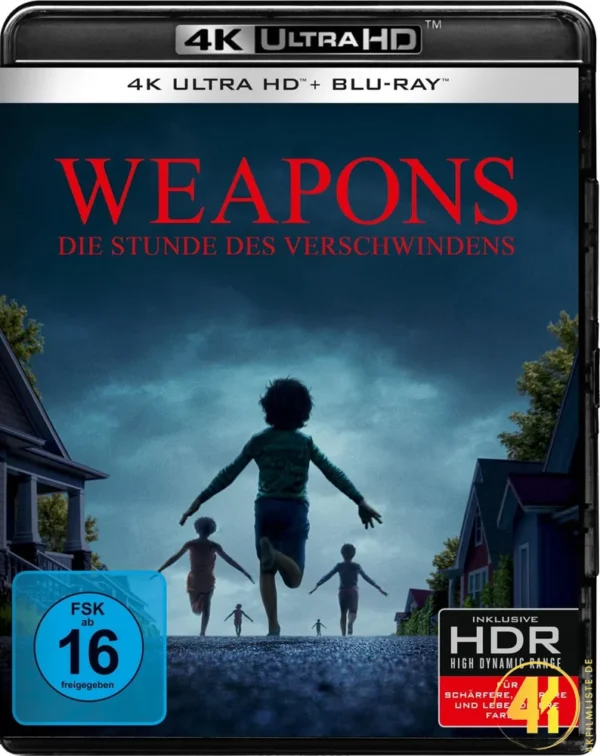 Weapons: Die Stunde des Verschwindens – 4K Blu-ray (UHD + Blu-ray Disc)