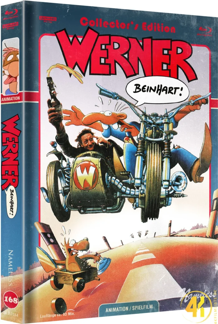 Werner: Beinhart! (Cover C) – 4K Mediabook (UHD + Blu-ray Disc)
