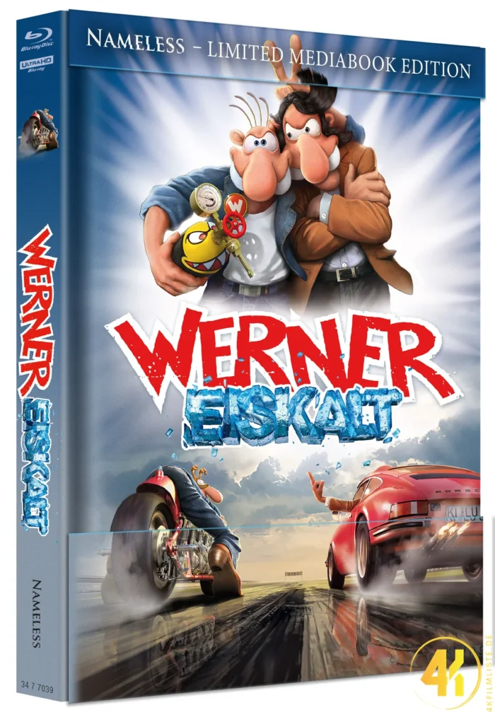 Werner: Eiskalt! (Cover B) – 4K Mediabook (UHD + Blu-ray Disc)