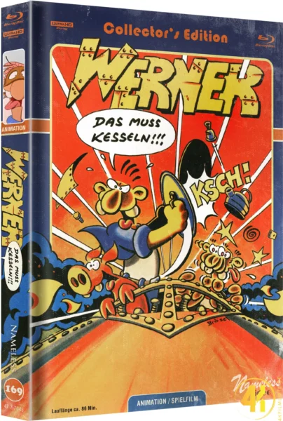 Werner: Das muss kesseln!!! (Cover C) – 4K Mediabook (UHD + Blu-ray Disc)