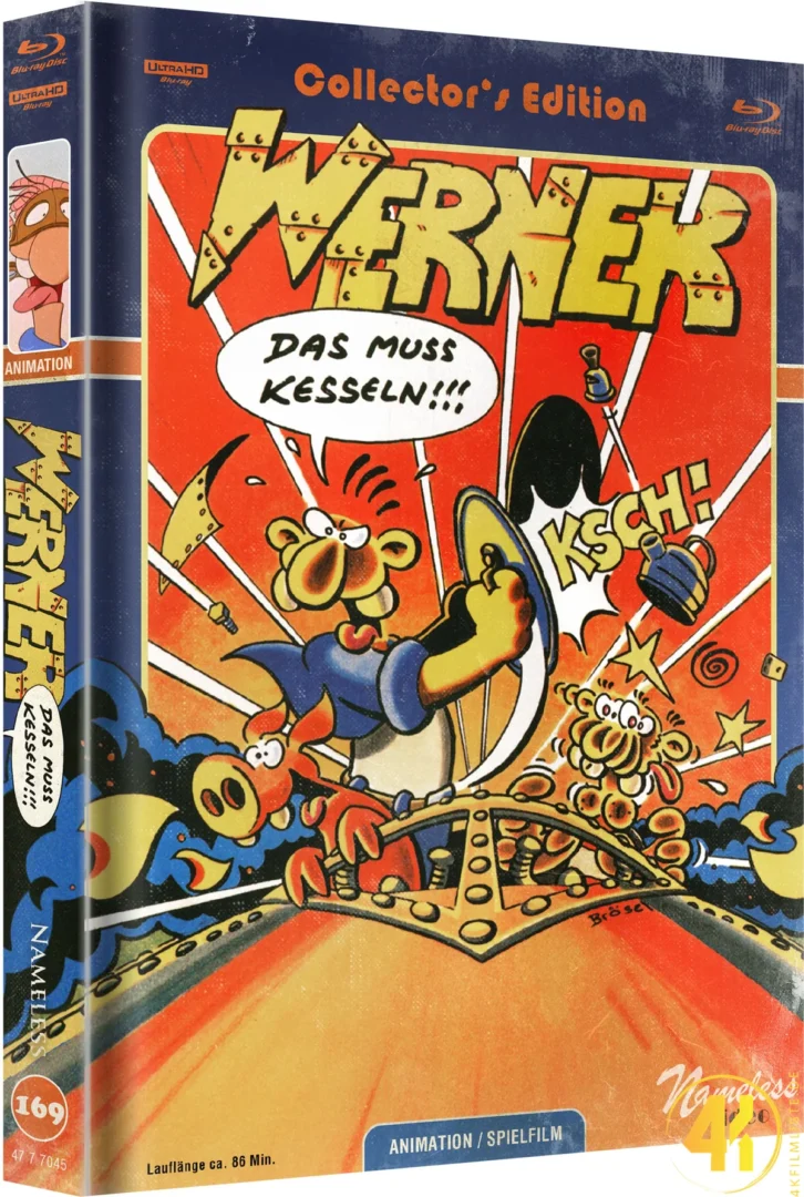 Werner das muss kesseln 4K Mediabook Cover C Ultra HD Blu-ray Disc