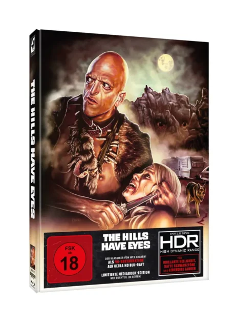 The Hills Have Eyes (Uncut) – 4K Mediabook B (neues Cover) (UHD + Blu-ray Disc)