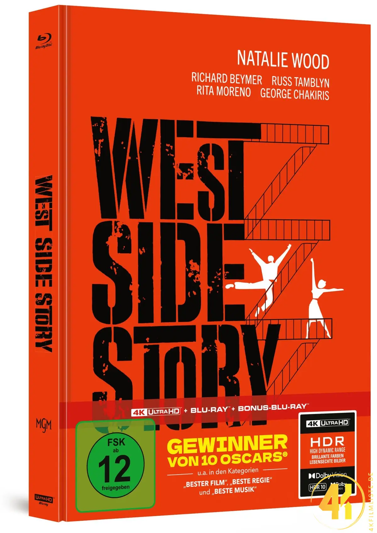 West Side Story – 4K Mediabook (UHD + Blu-ray Disc + Bonus Blu-ray)