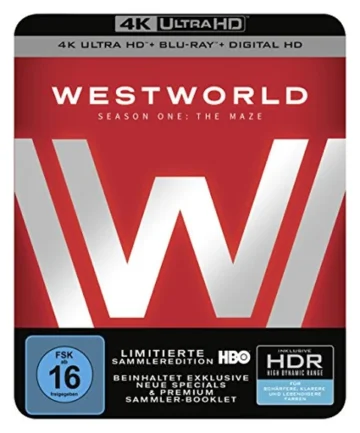 Westworld Staffel 1: Das Labyrinth – 4K Blu-ray (UHD + Blu-ray Disc)
