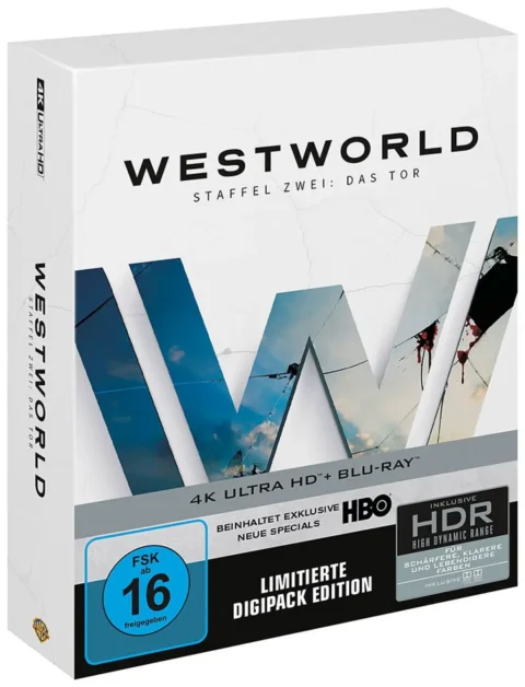 Westworld Staffel 2: Das Tor (Limited Digipak Edition) – 4K Blu-ray (UHD + Blu-ray Disc)