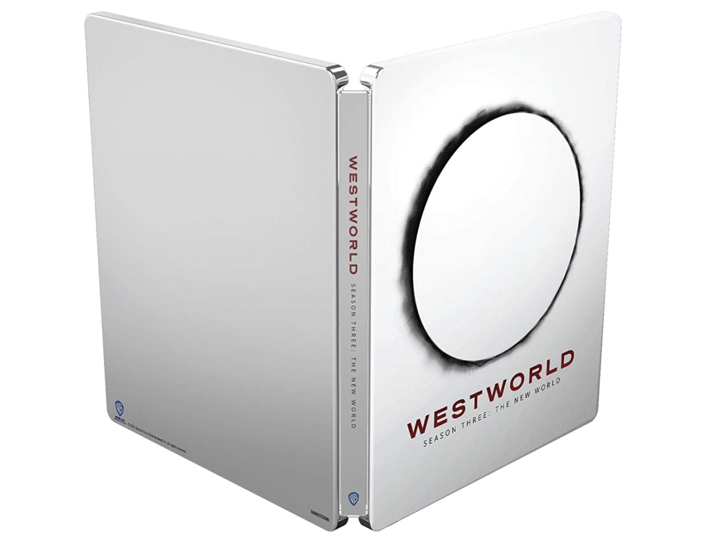 Westworld Staffel 3 Steelbook (Front- und Backcover) (4K Ultra HD Blu-ray Edition)