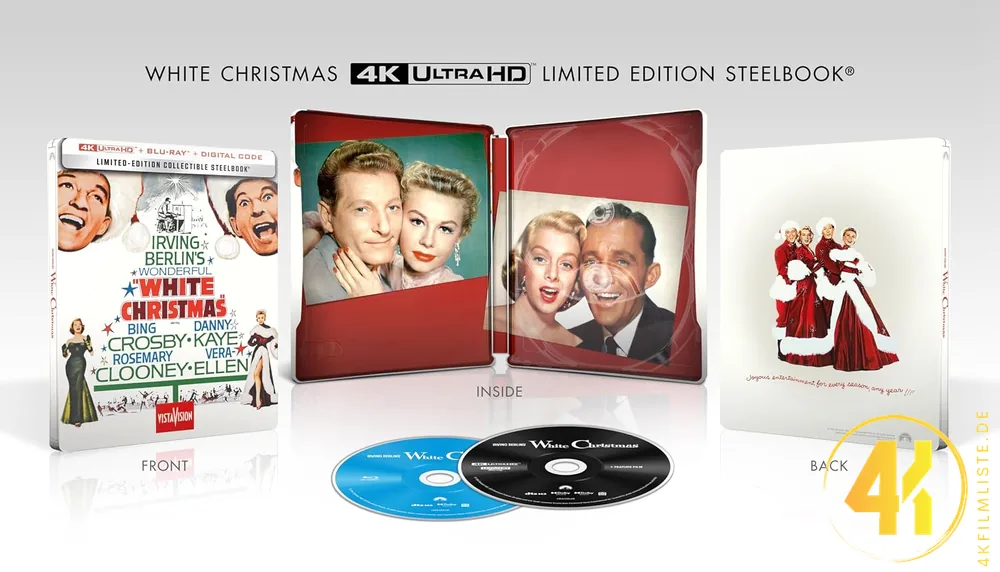 White Christmas Rundumsicht 4K Steelbook Ultra HD Blu-ray Disc