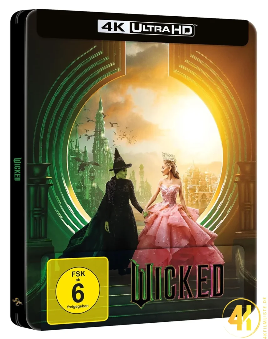 Wicked 4K Steelbook Ultra HD Blu-ray Disc
