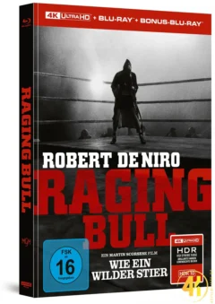 Raging Bull (Wie ein wilder Stier) (Cover B) – 4K Mediabook (UHD + Blu-ray Disc + Bonus Blu-ray)