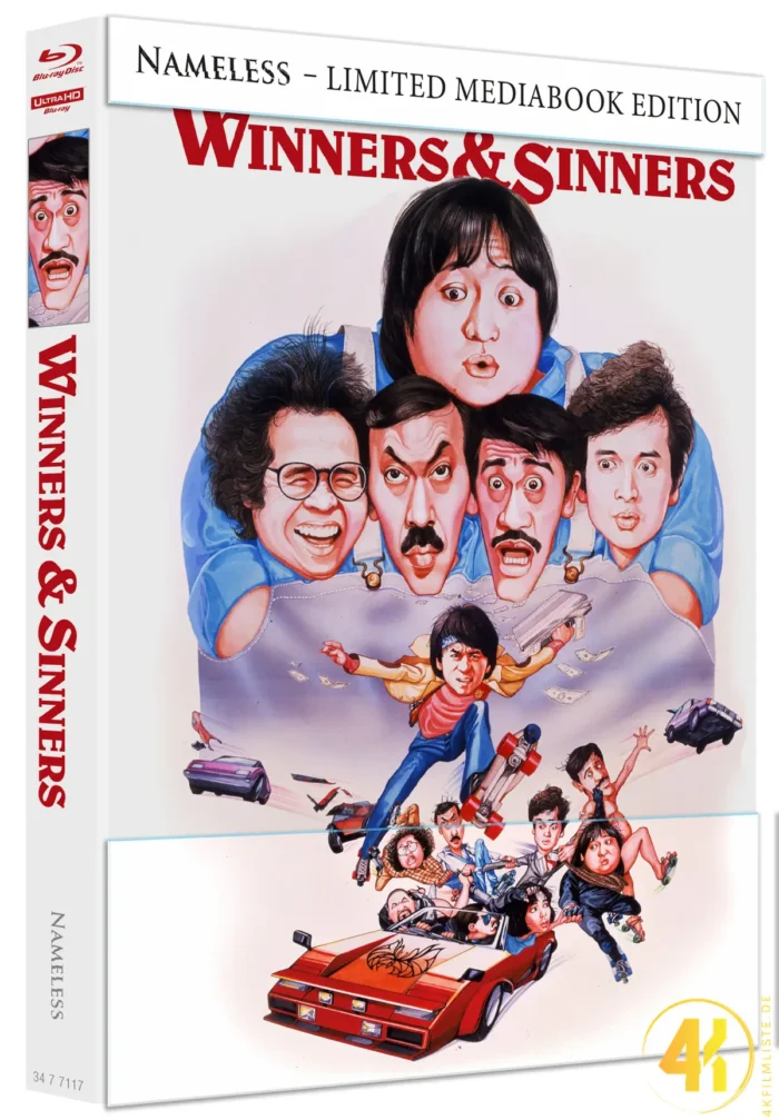 Winners & Sinners (Cover B) – 4K Mediabook (UHD + Blu-ray Disc)
