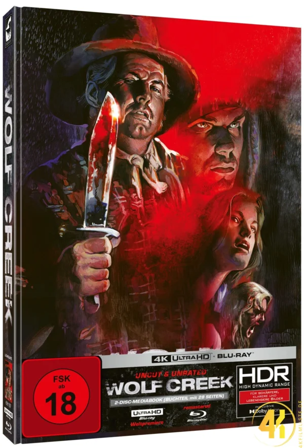 Wolf Creek (Cover A) – 4K Mediabook (UHD + Blu-ray Disc)