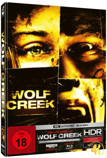Wolf Creek Cover B 4K Mediabook Ultra HD Blu-ray Disc