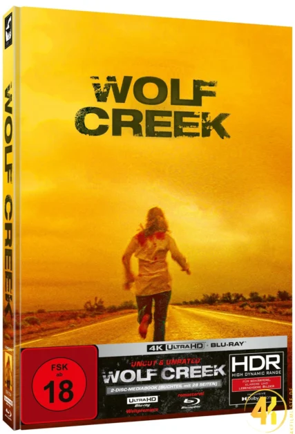Wolf Creek Cover C 4K Mediabook Ultra HD Blu-ray Disc
